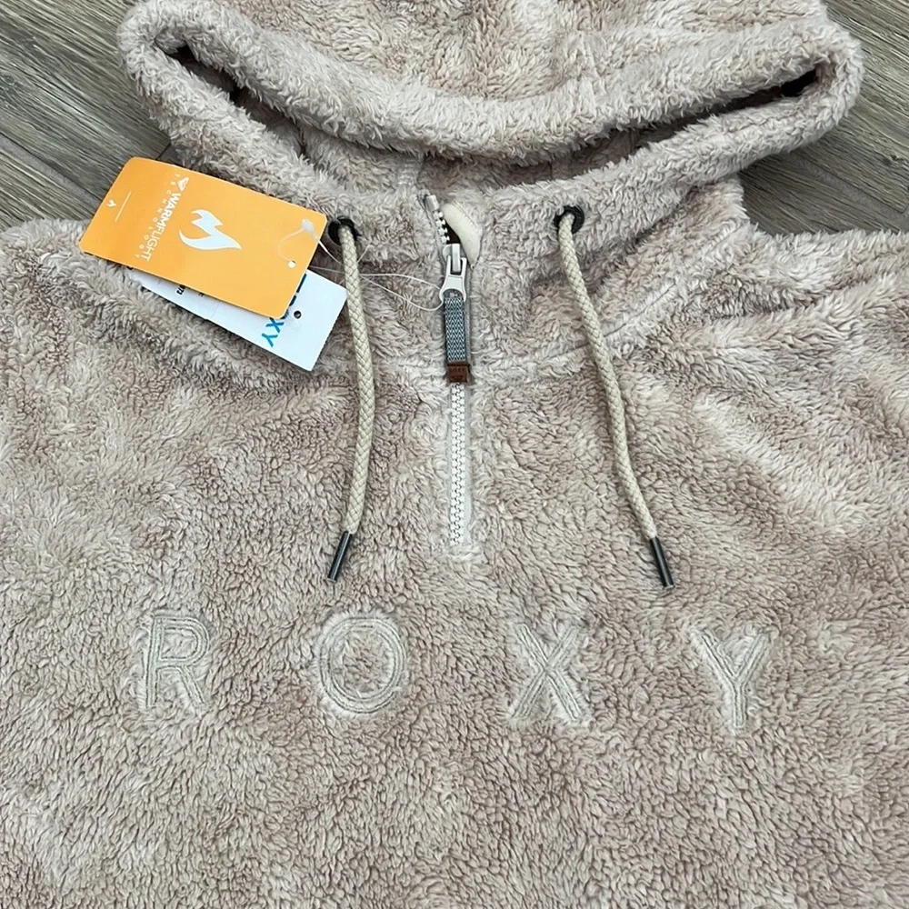 ✨ ROXY PLUMA SHERPA HOODIE SWEATER ✨ - Picture 14 of 14